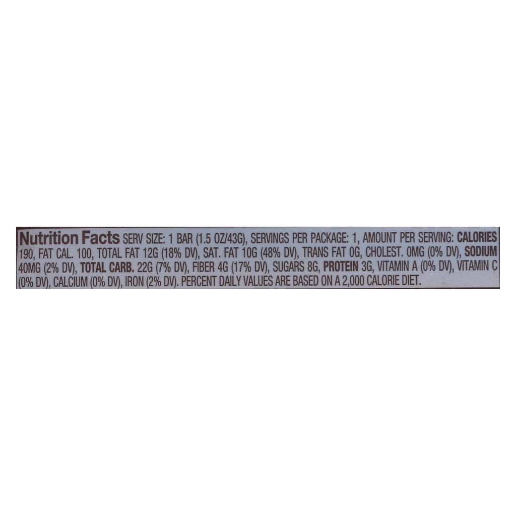 Jennie's Organic Cacao Powder Coconut Bar - Case of 12 - 1.5 oz.