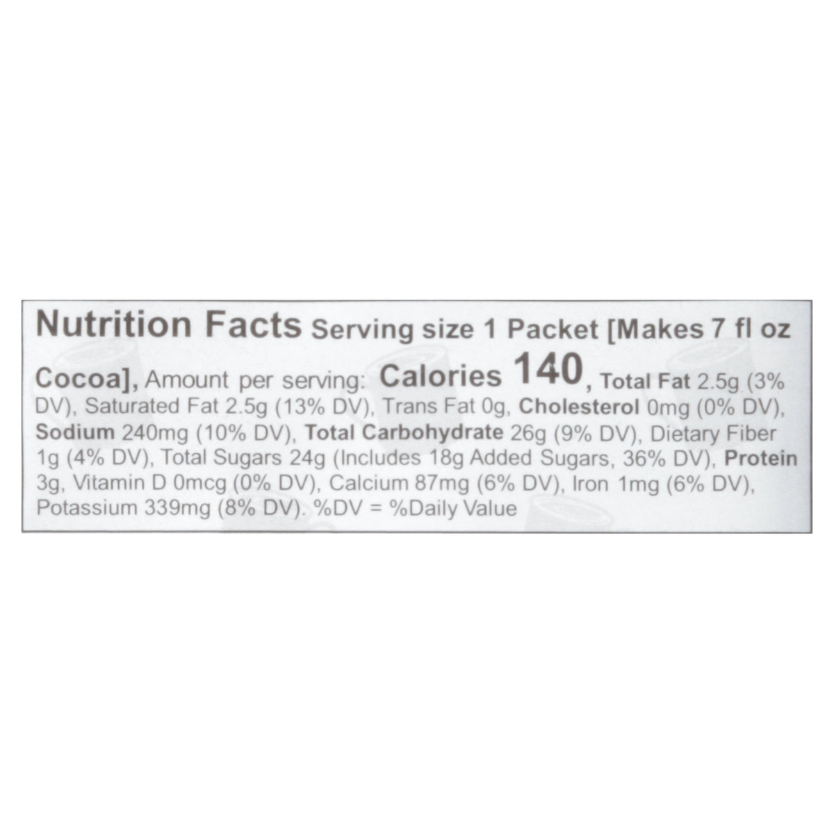 Cocoa Classics - Cocoa Packet Choc Caramel - CS of 12-1.25 OZ