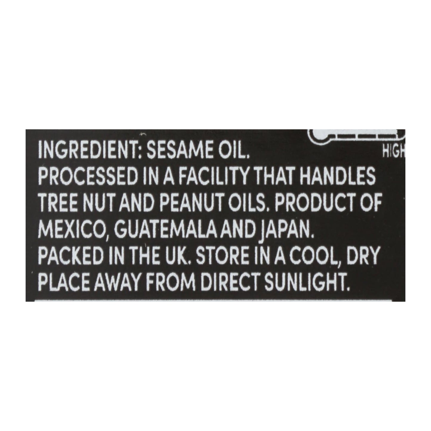 International Collection Sesame Oil - Toasted - Case of 6 - 8.45 Fl oz.