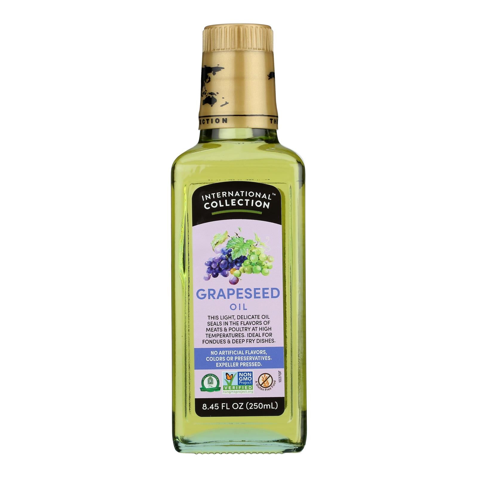 International Collection Grapeseed Oil - Case of 6 - 8.45 Fl oz.