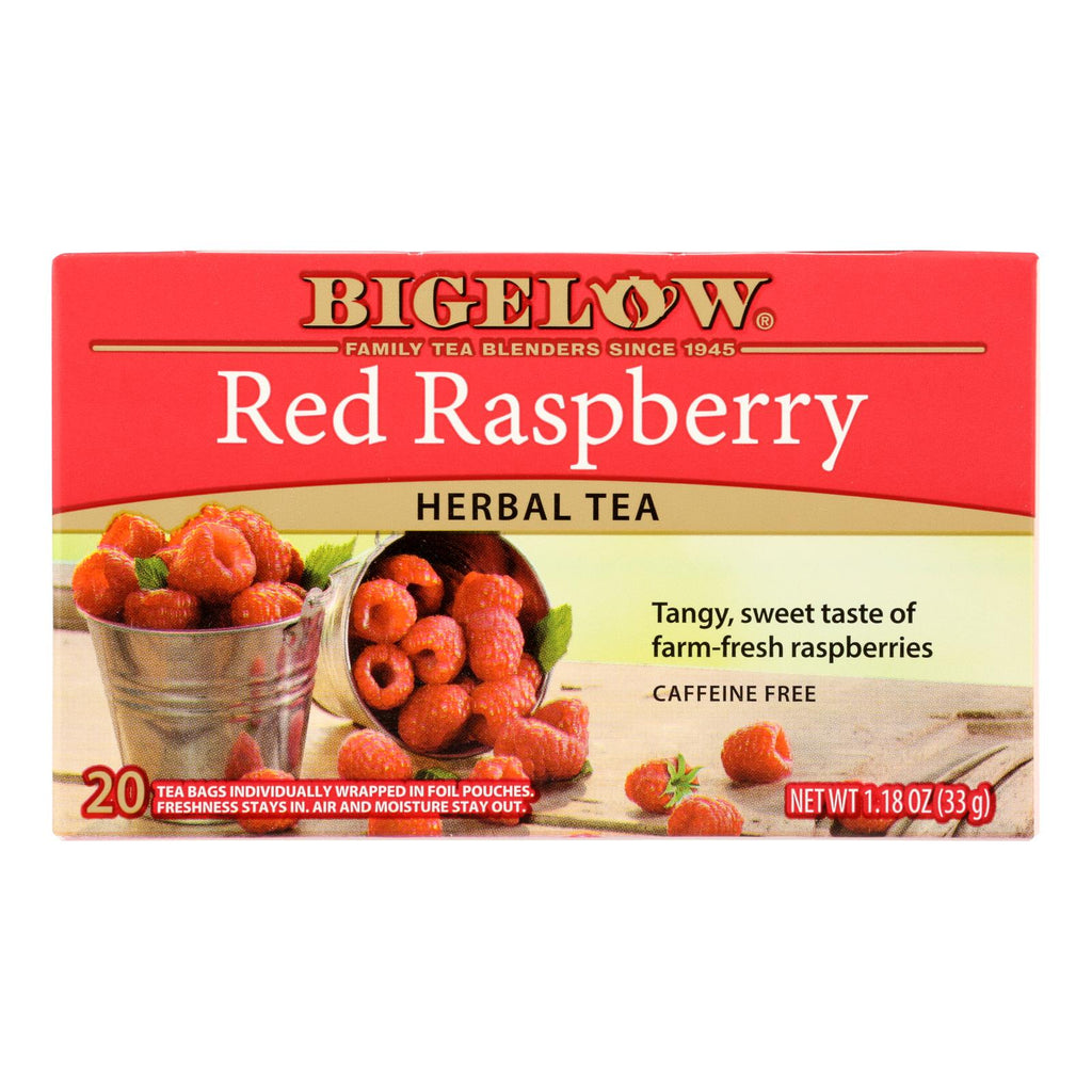 Bigelow Tea Herbal Tea - Red Raspberry - Case of 6 - 20 BAG