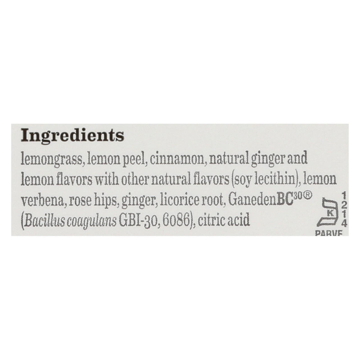 Bigelow Tea Herbal Tea - Plus Lemon Ginger - Case of 6 - 18 BAG