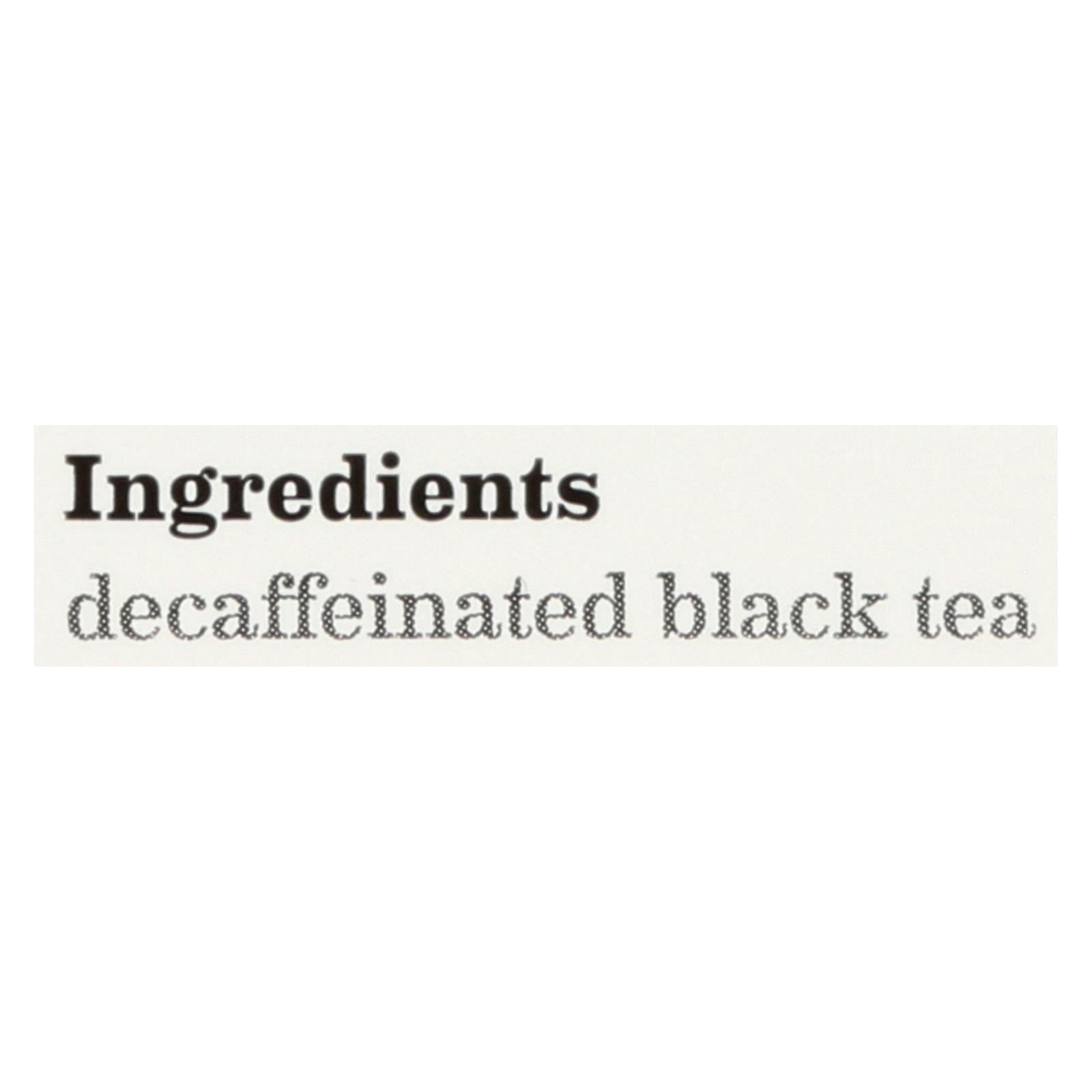 Bigelow Tea English Teatime Decaffeinated Black Tea - Case of 6 - 20 Bags