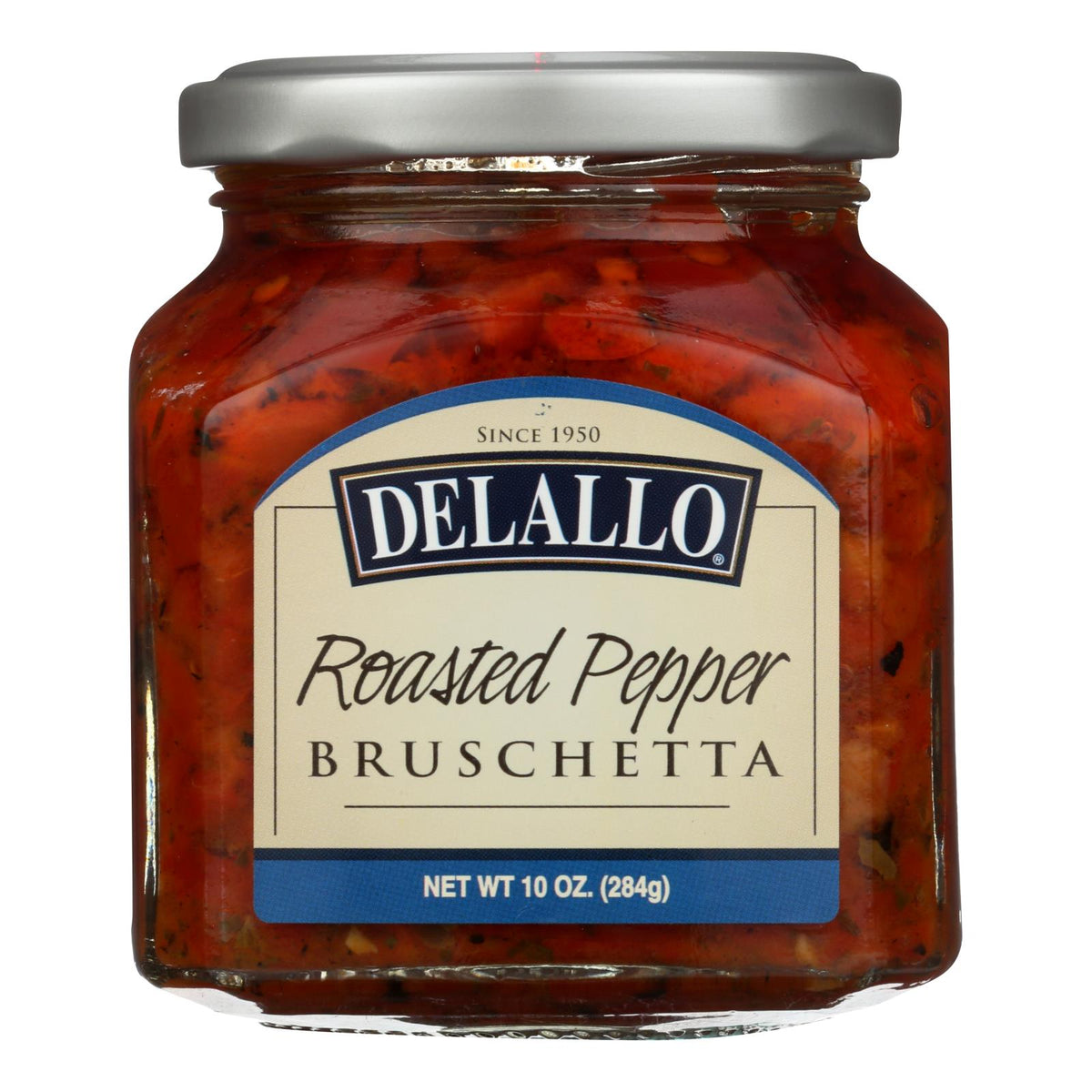 Delallo - Roasted Pepper Bruschetta - Case of 6 - 10 oz.