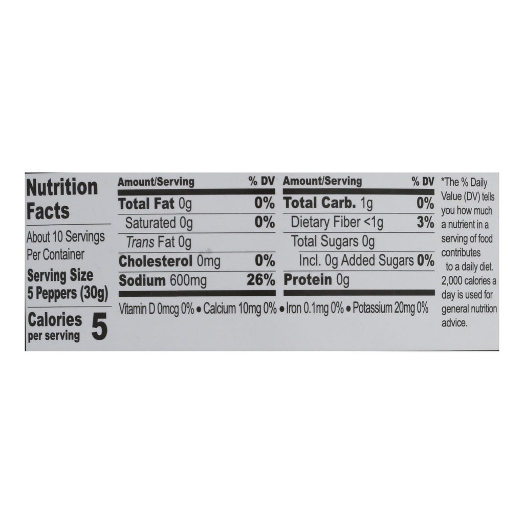 Delallo Pepperoncini - Case of 6 - 25.5 OZ