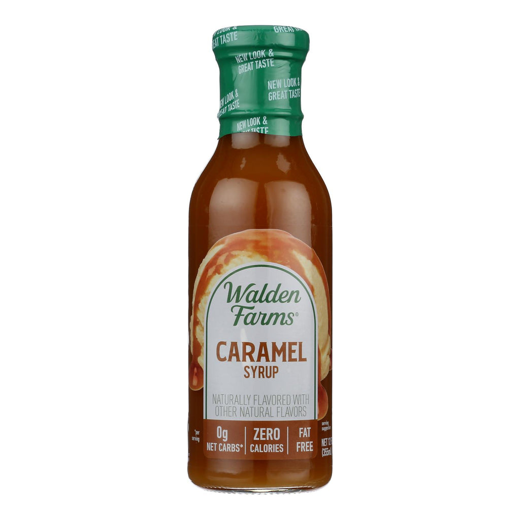 Walden Farms Calorie Free Caramel Flavored Syrup  - Case of 6 - 12 FZ
