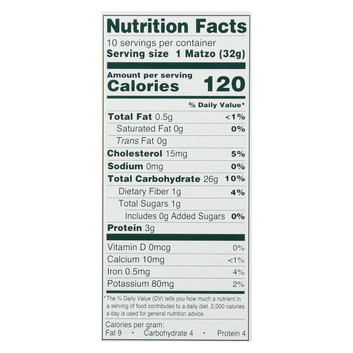Manischewitz - Egg Matzo - Case of 12 - 12 oz.