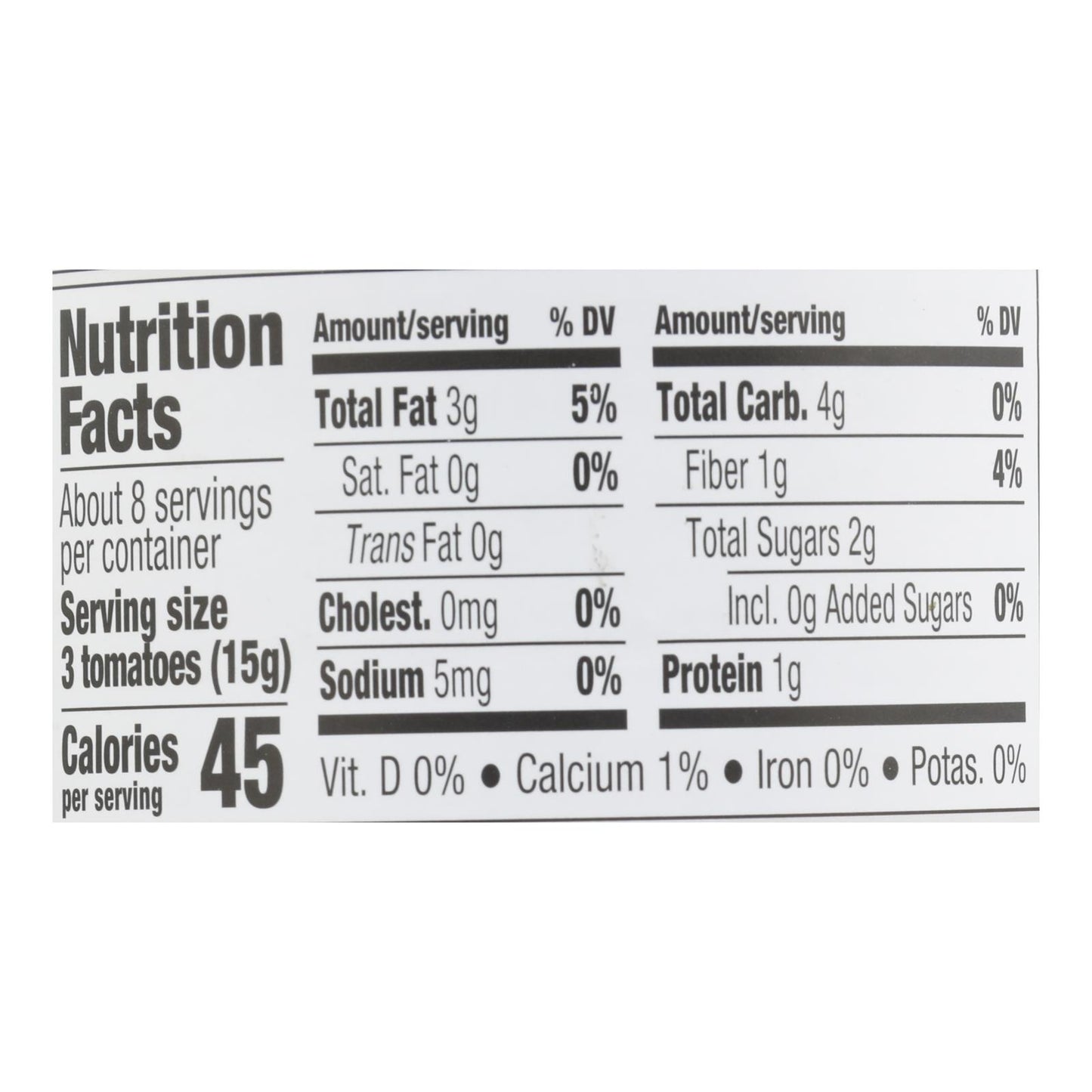 Jeff's Natural Jeff's Natural Tomato - Tomatoes - Case of 6 - 8 oz.