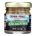 Crown Prince Flat Fillets of Anchovies In Pure Olive Oil - Case of 18 - 1.5 oz.