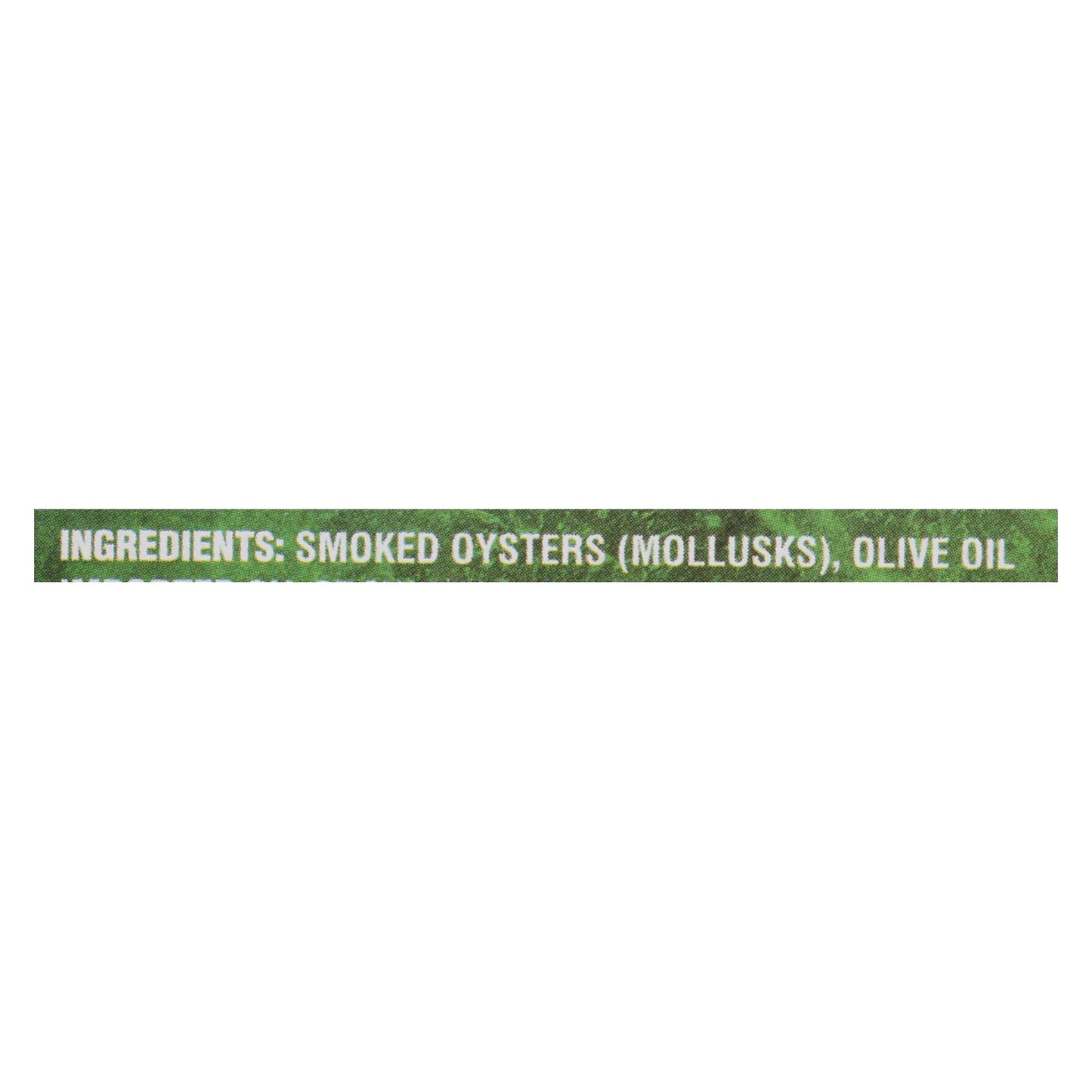 Crown Prince Oysters - Naturally Smoked in Pure Olive Oil - 3 oz - case of 18