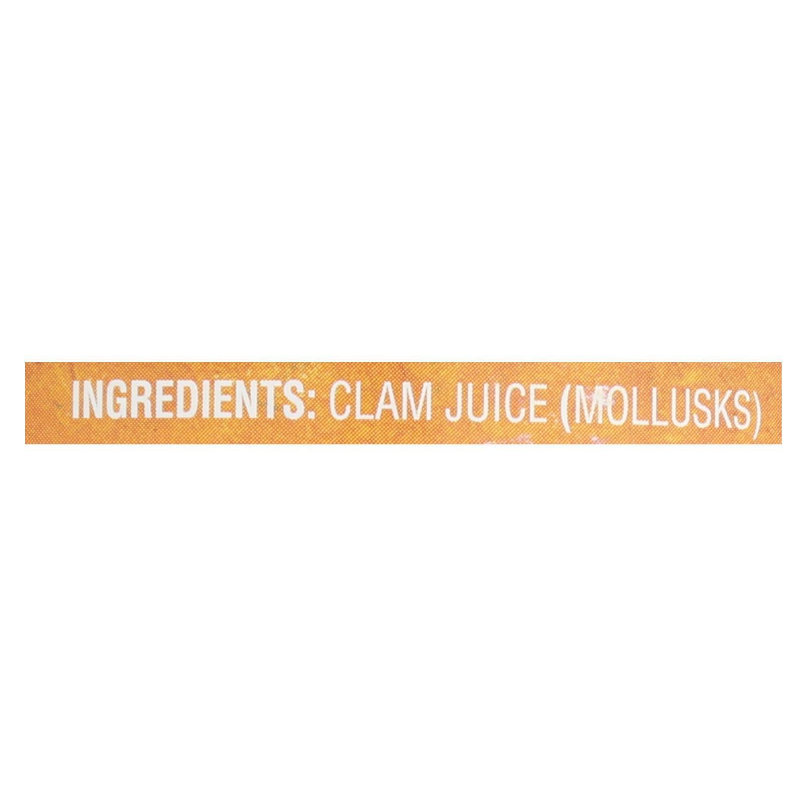 Crown Prince Clam Juice - Case of 12 - 8 Fl oz.