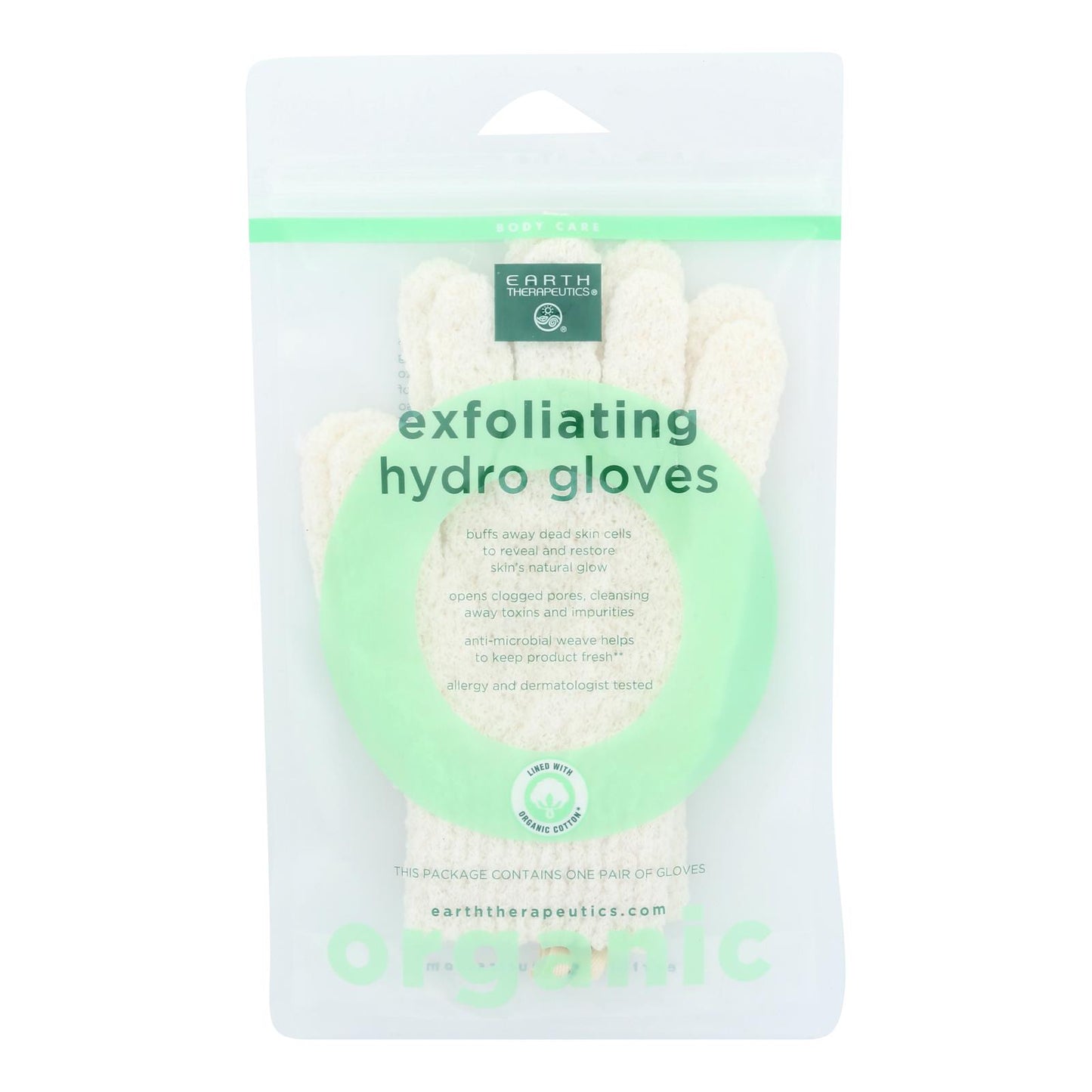 Earth Therapeutics - Gloves Cttn Exflting - 1 Each-1 PAIR