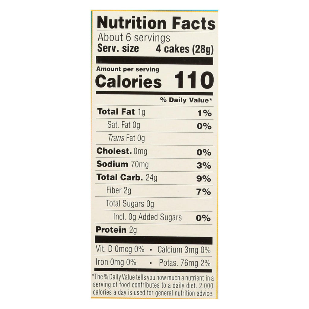 Lundberg Family Farms - Rice Ck Brn Ls Thn Stk - Case of 6-6 OZ