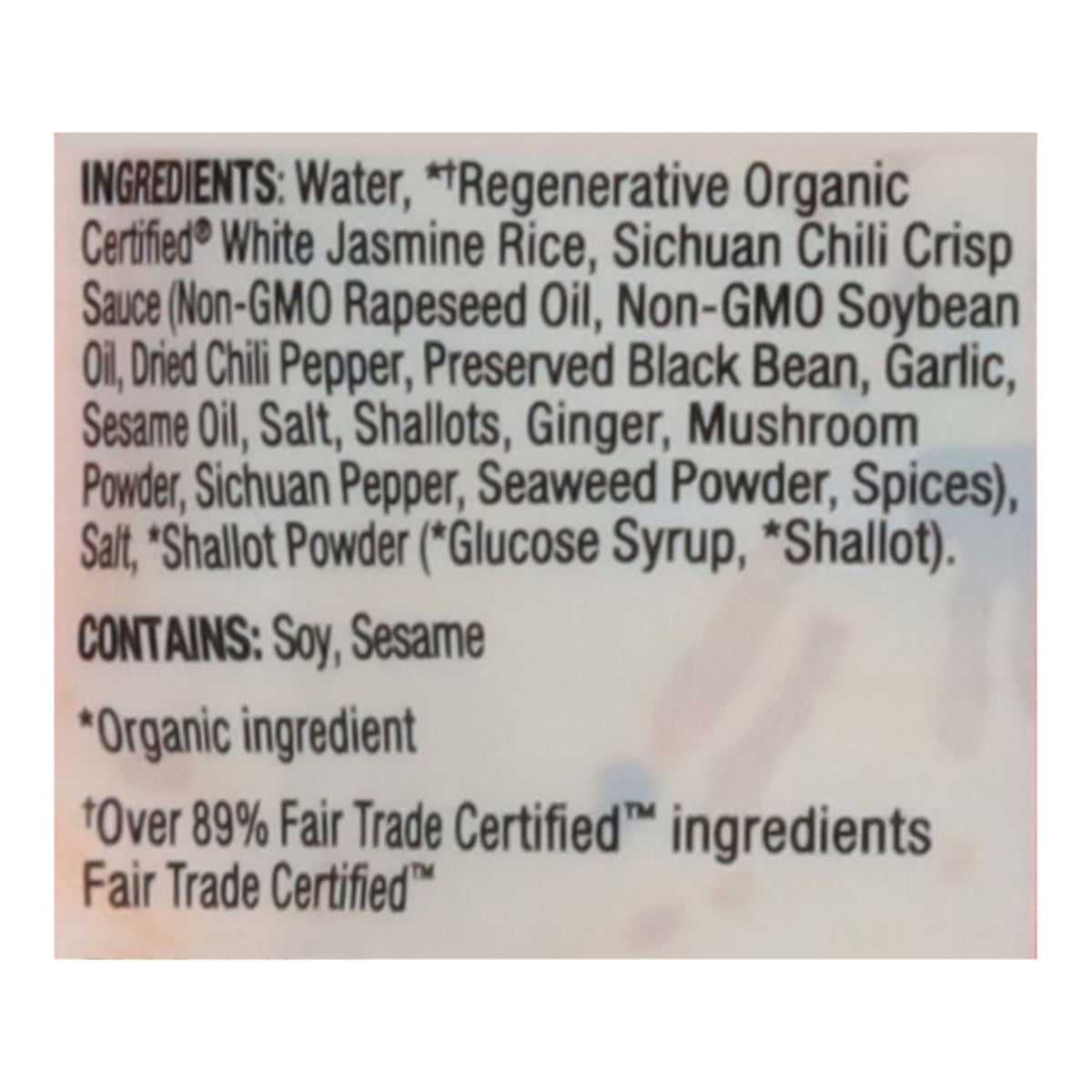 Lundberg Family Farms - Rice Jasmine Chili Crisp - CS of 6-8 OZ