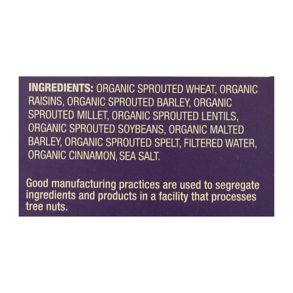Food For Life Baking Co. Cereal - Organic - Ezekiel 4-9 - Sprouted Whole Grain - Cinnamon Raisin - 16 oz - case of 6