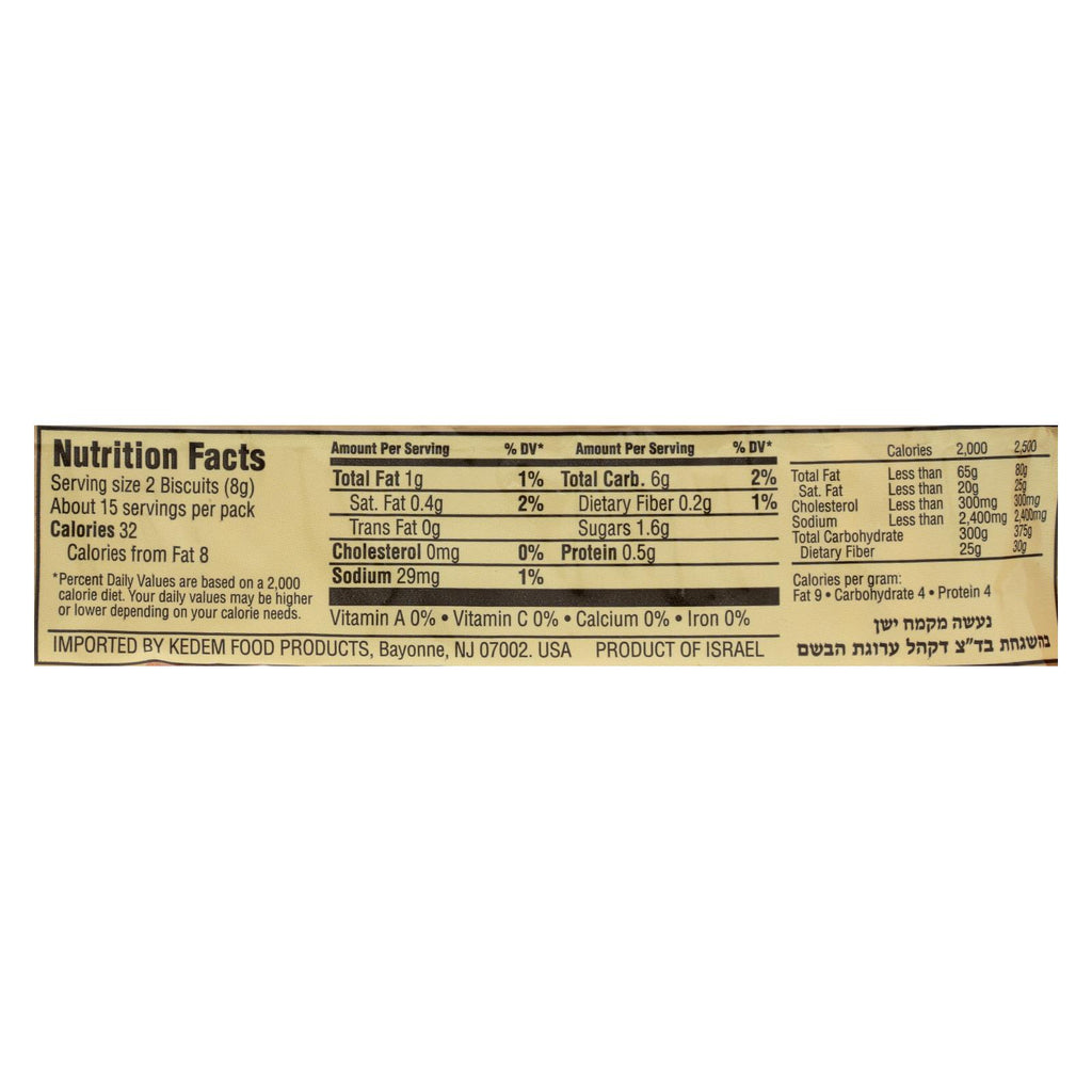 Kedem Tea Biscuits - Plain - 4.2 oz.