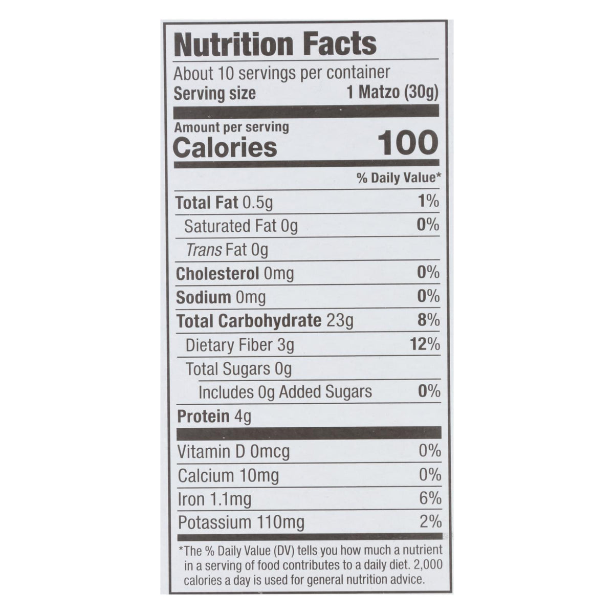 Yehuda - Matzo Thins Daily Whole Wheat - Case of 12 - 10.5 OZ