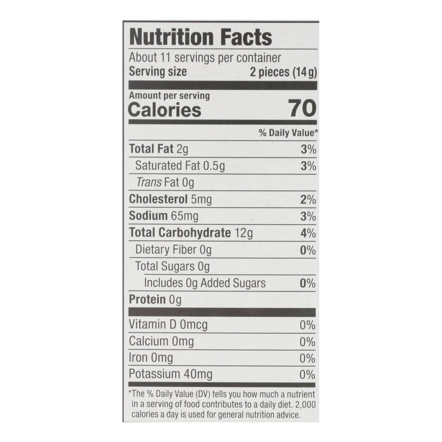 Absolutely Gluten Free - Flatbread - Original - Case of 12 - 5.29 oz.