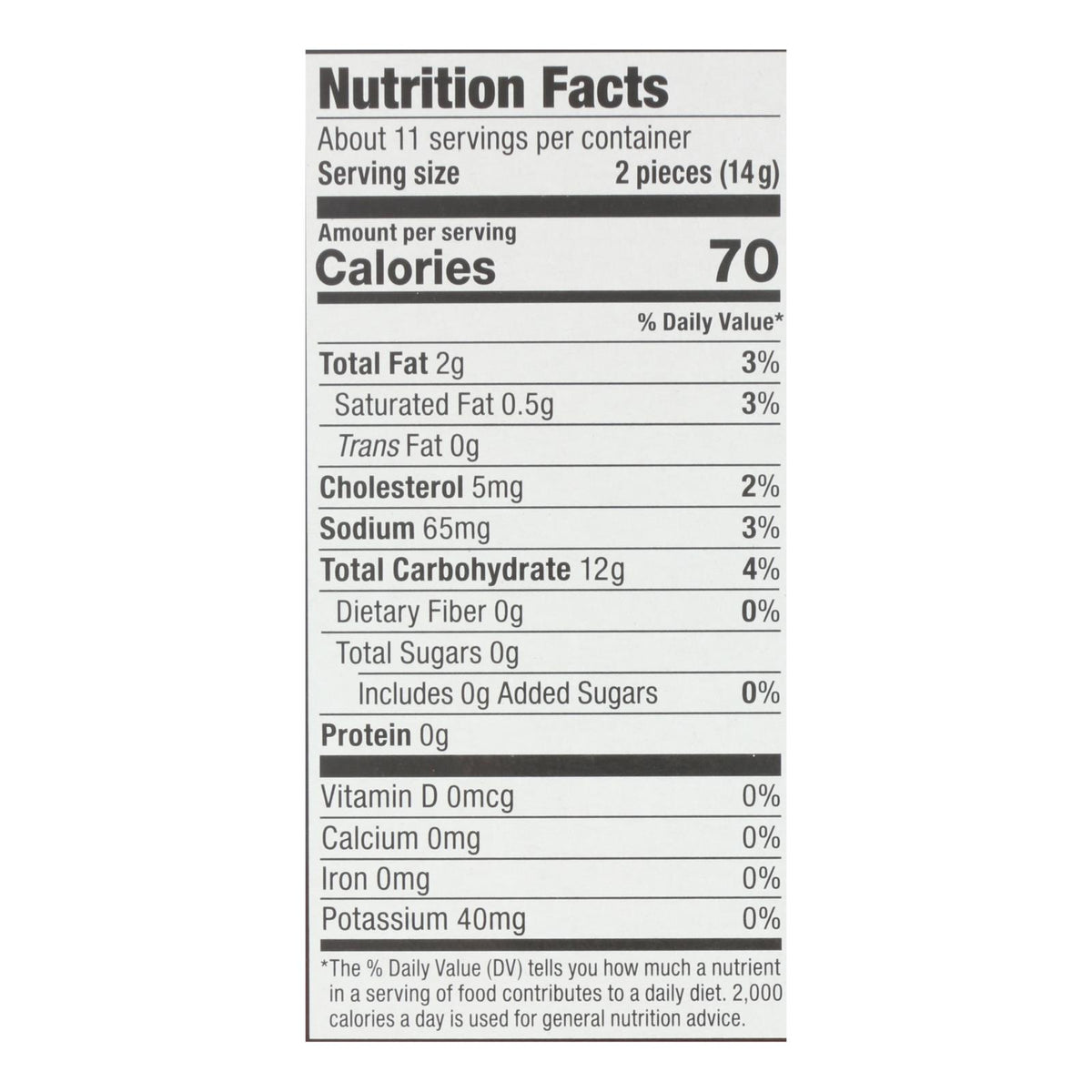 Absolutely Gluten Free - Flatbread - Original - Case of 12 - 5.29 oz.