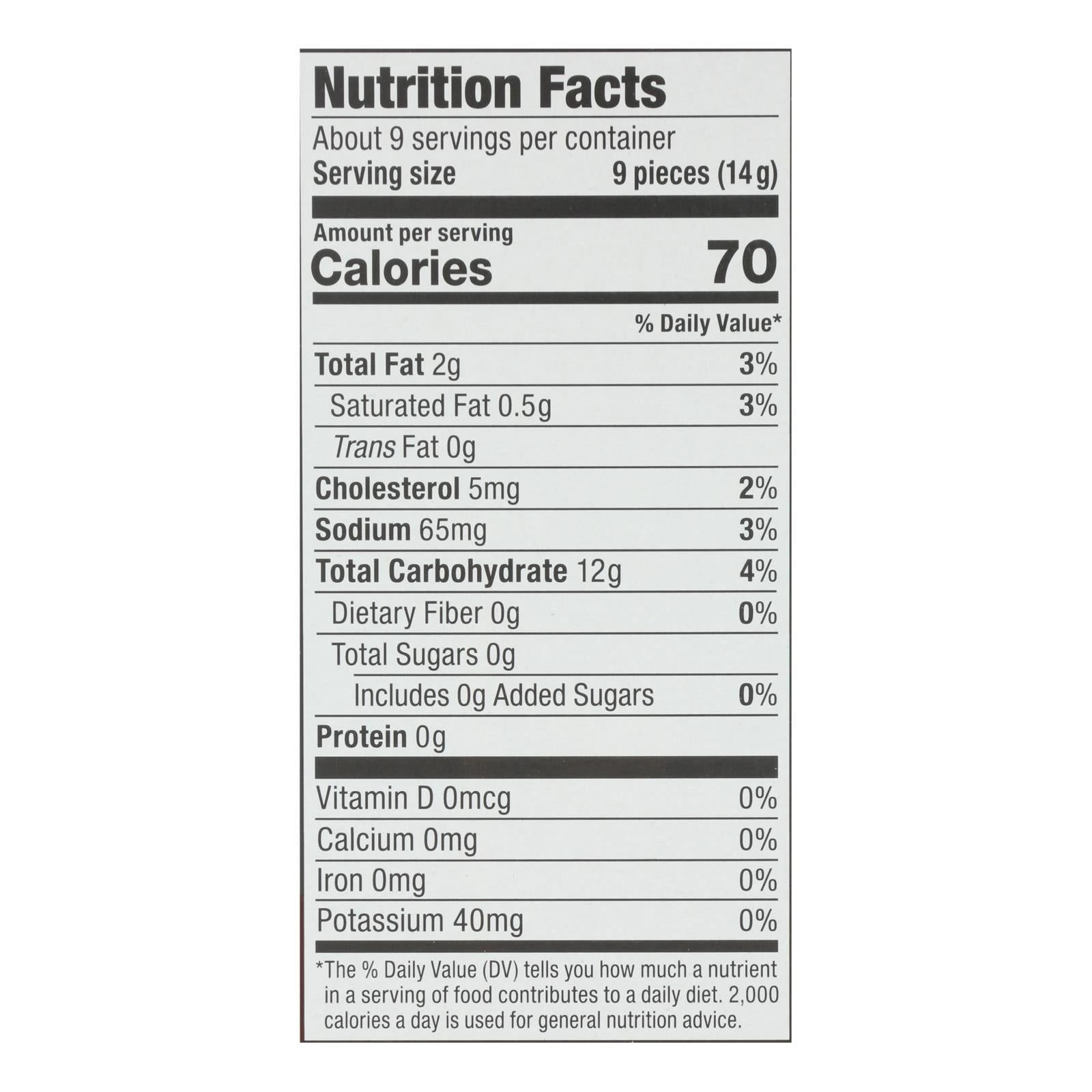 Absolutely Gluten Free - Crackers - Original - Case of 12 - 4.4 oz.