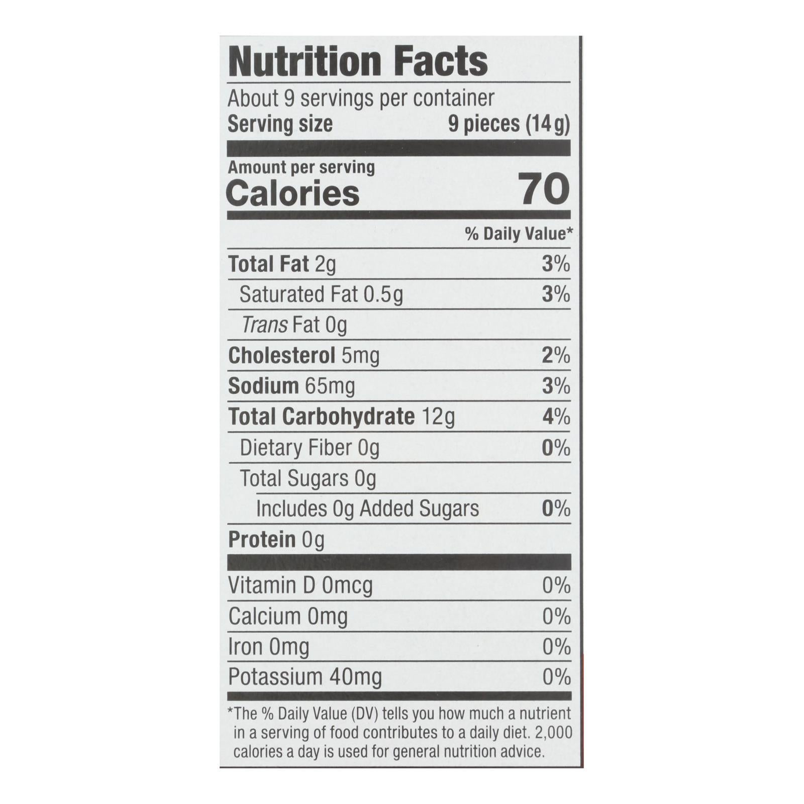 Absolutely Gluten Free - Crackers - Cracked Pepper - Case of 12 - 4.4 oz.