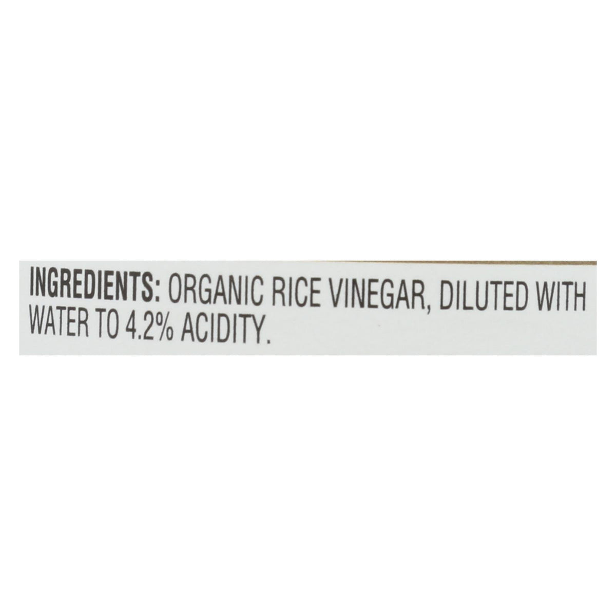 Nakano Vinegar - Organic - Natural Rice - Case of 6 - 12 oz