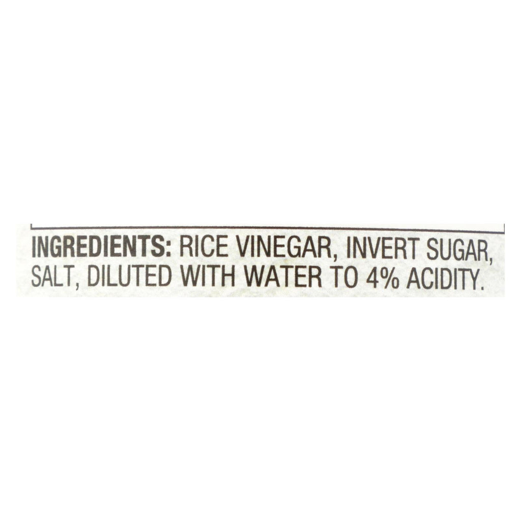 Nakano Seasoned Rice Vinegar - Case of 6 - 12 Fl oz.