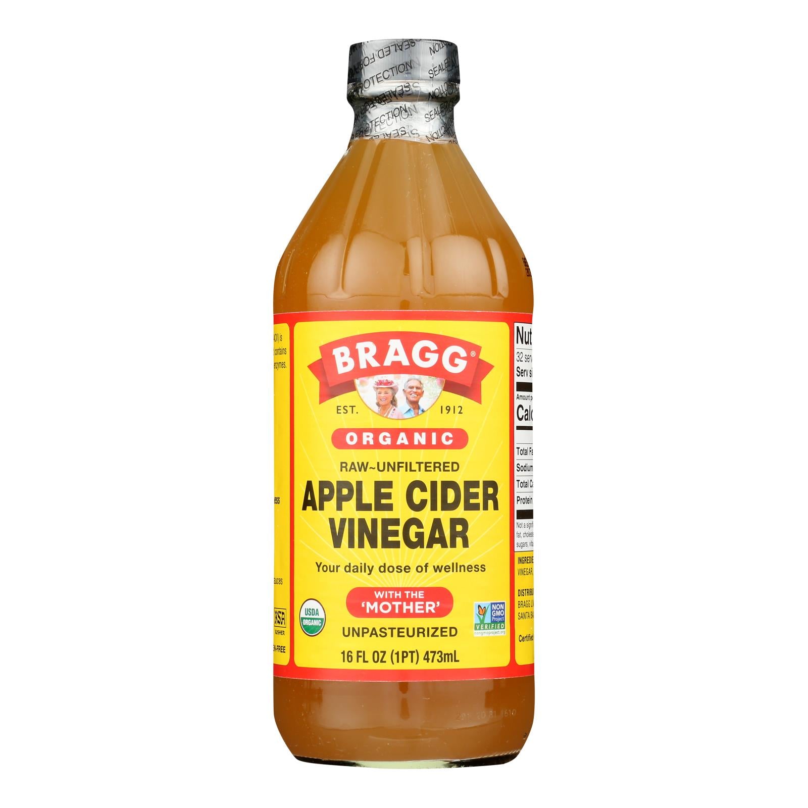 Bragg - Apple Cider Vinegar - Organic - Raw - Unfiltered - 16 oz - case of 12