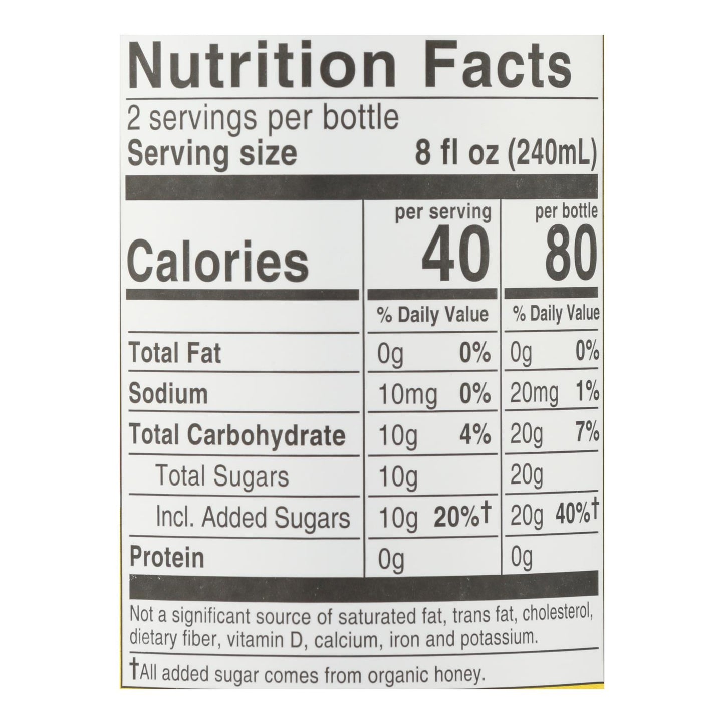 Bragg - Apple Cider Vinegar Honey Green Tea Refresh - Case of 12-16 FZ