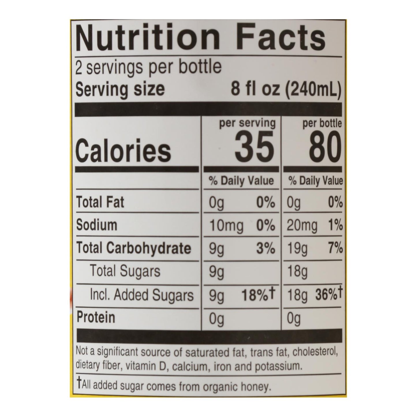 Bragg - Apple Cider Vinegar Ginger Lemon Honey Refresh - Case of 12-16 FZ
