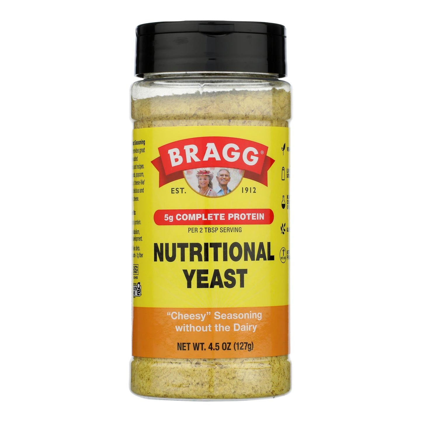 Bragg - Seasoning - Nutritional Yeast - Premium - 4.5 oz - case of 12