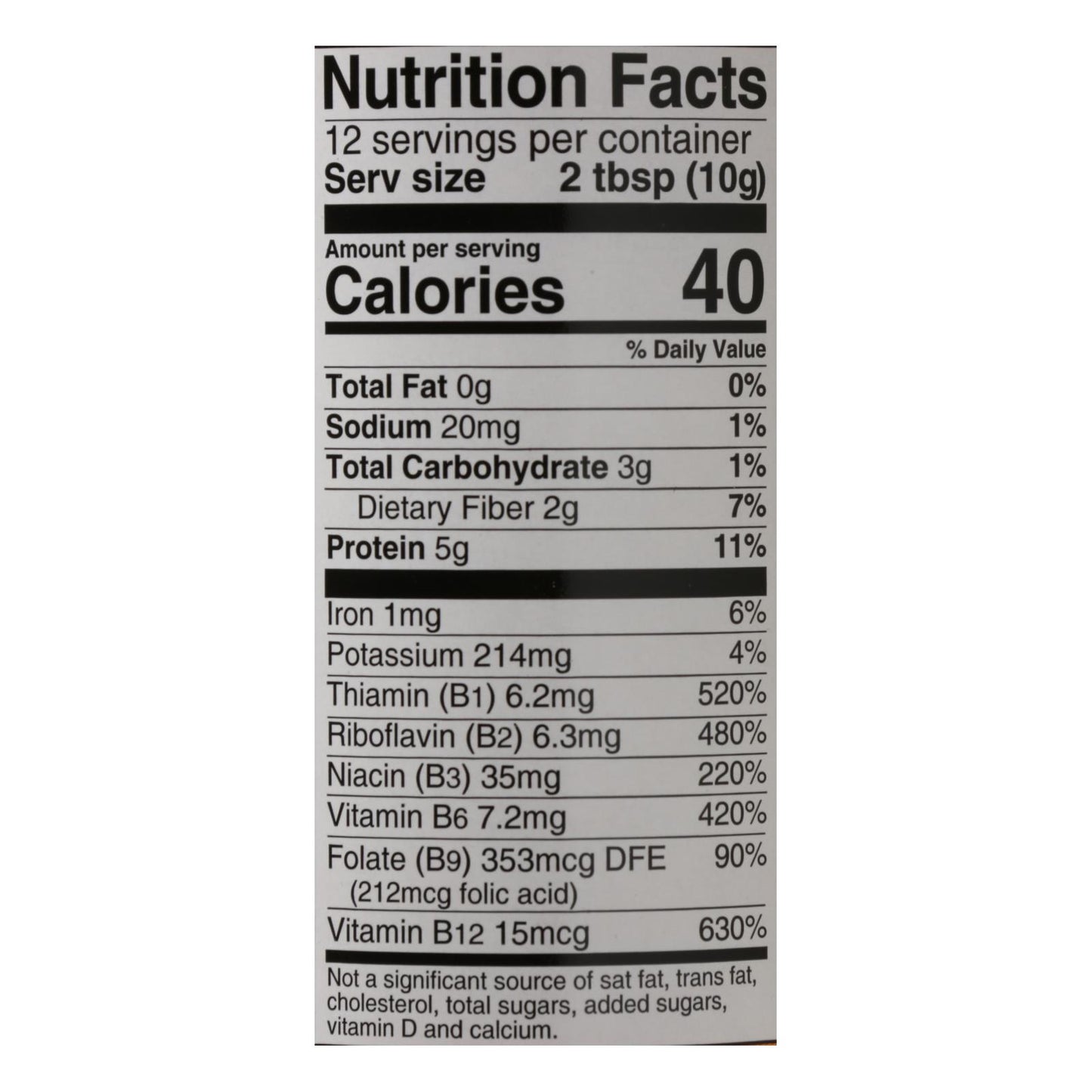 Bragg - Seasoning - Nutritional Yeast - Premium - 4.5 oz - case of 12
