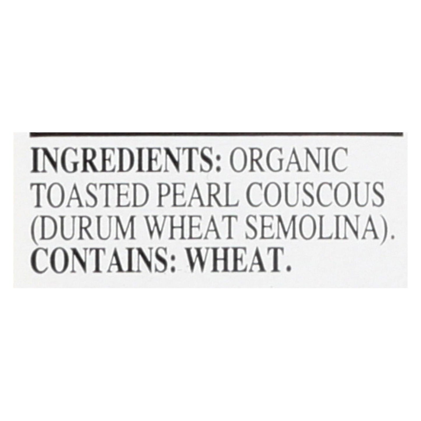 Riceselect Couscous, Pearl, Plain Organic  - Case of 4 - 24.5 OZ