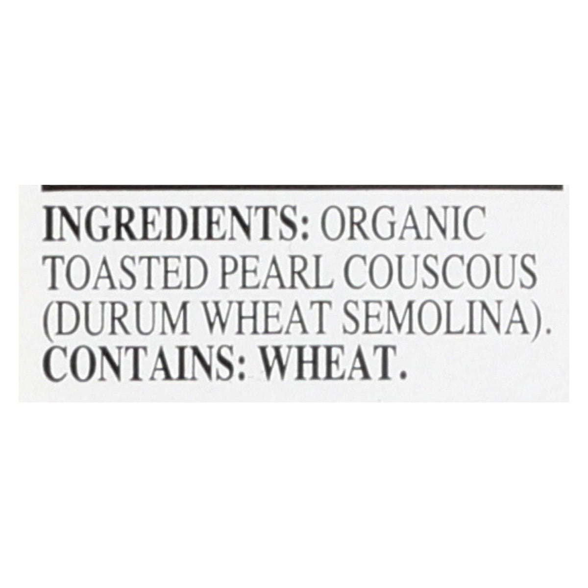 Riceselect Couscous, Pearl, Plain Organic  - Case of 4 - 24.5 OZ