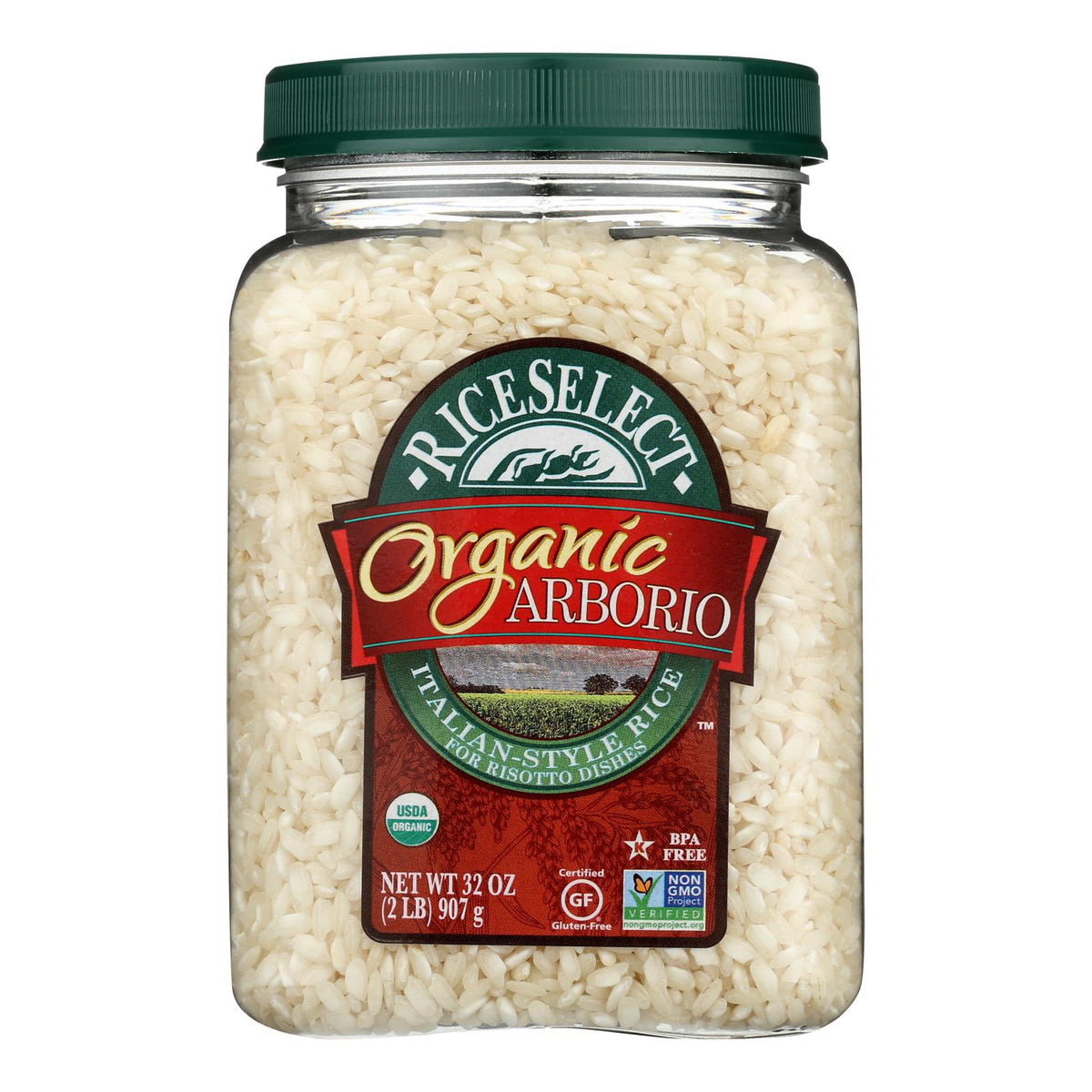 Rice Select Arborio Rice - Organic - Case of 4 - 32 oz.