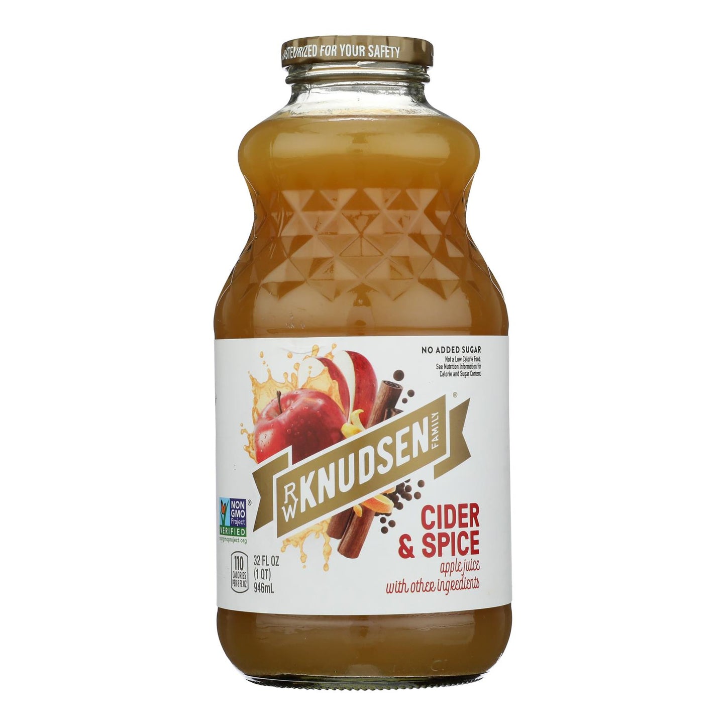 R.W. Knudsen Juice, Cider And Spice - Case of 6 - 32 FZ