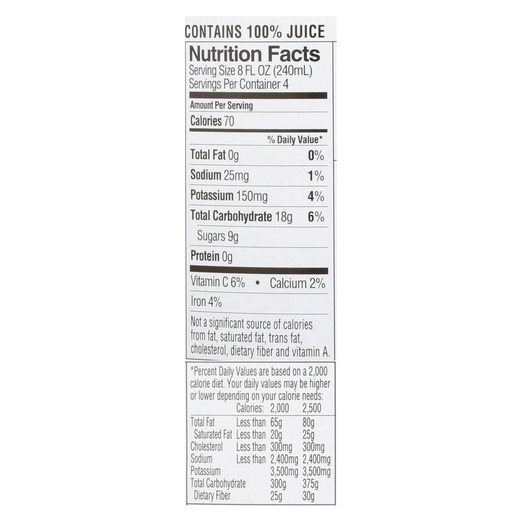 R.W. Knudsen - Juice - Just Cranberry - Case of 6 - 32 fl oz