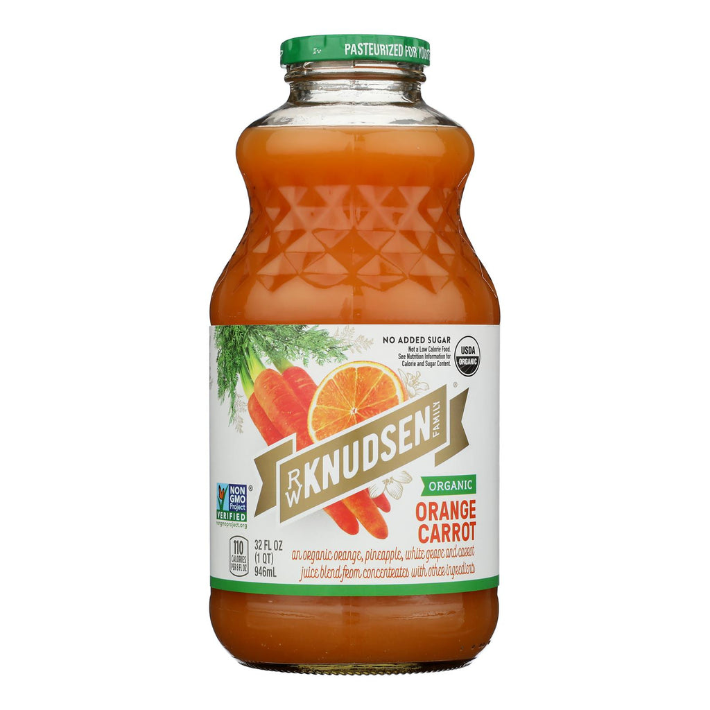 R.W. Knudsen - Organic Juice - Orange Carrot - Case of 6 - 32 fl oz