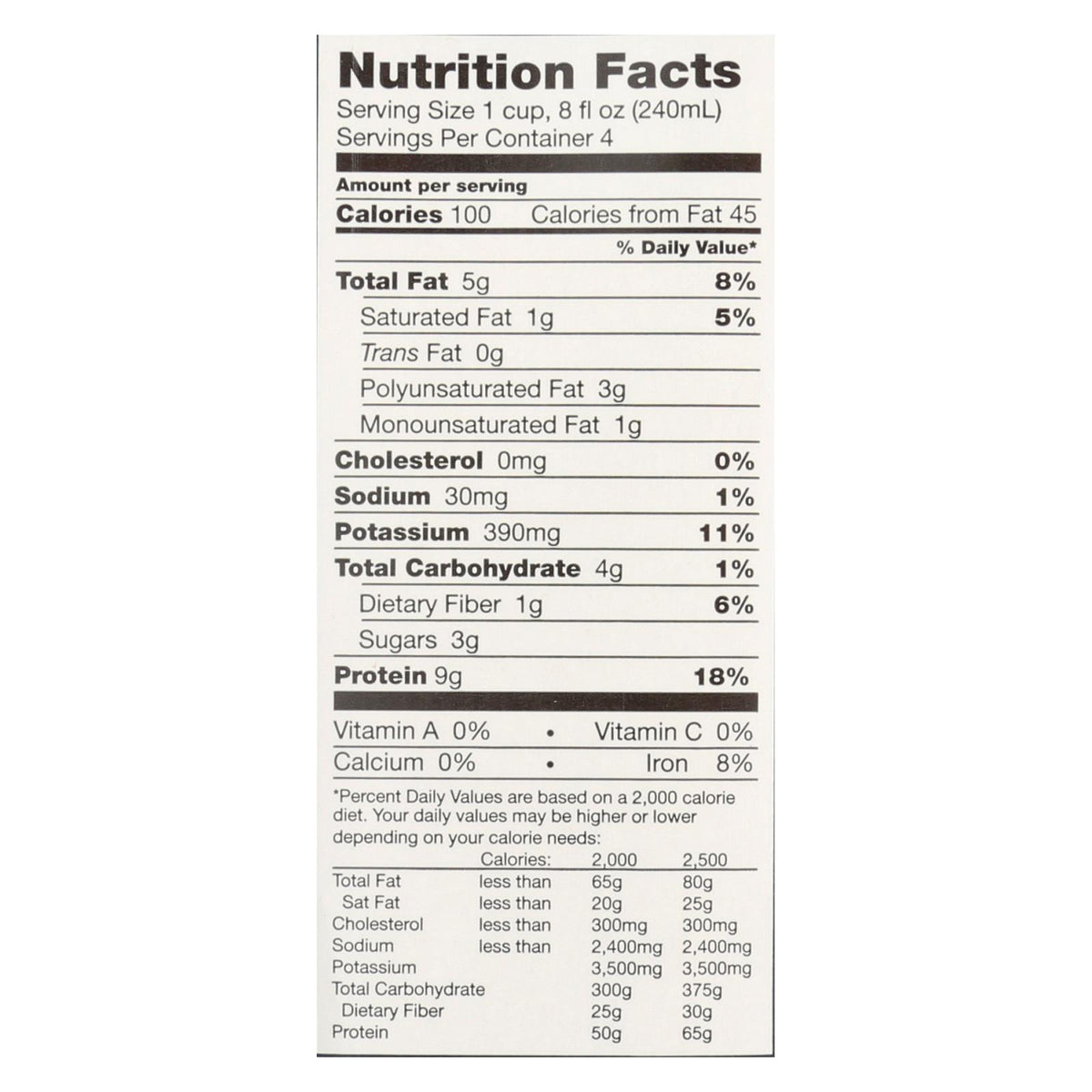 Westsoy Organic Vanilla - Unsweetened - Case of 12 - 32 Fl oz.