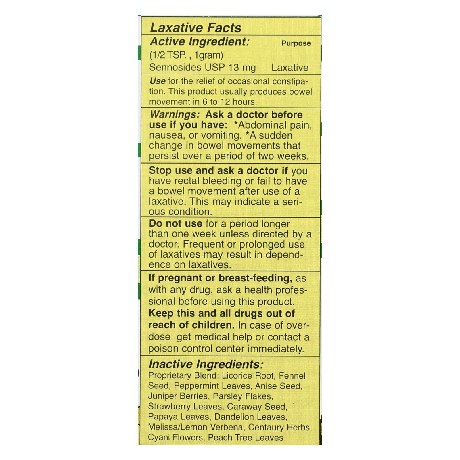 Modern Natural Products Swiss Kriss Herbal Laxative Bulk - 3.25 oz