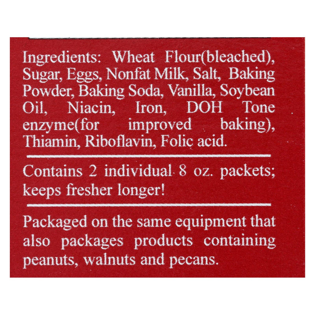 Classique Fare Belgian Waffle Mix - Case of 6 - 16 oz.