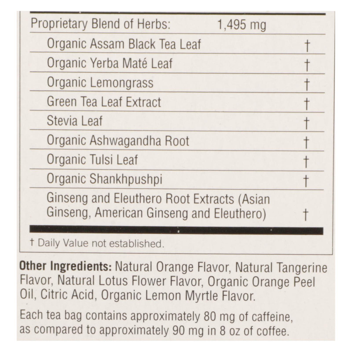 Yogi Positive Energy Herbal Tea Sweet Tangerine - 16 Tea Bags - Case of 6