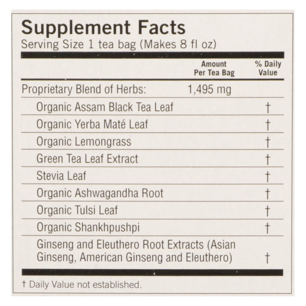 Yogi Positive Energy Herbal Tea Sweet Tangerine - 16 Tea Bags - Case of 6