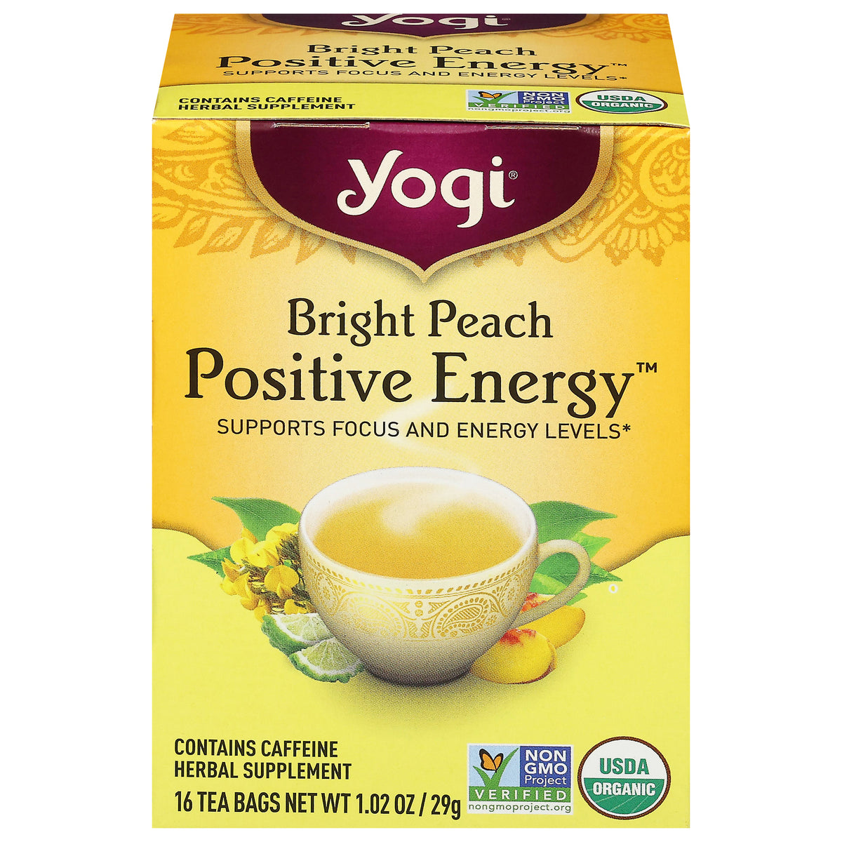 Yogi - Tea Og2 Peach Bergamot - CS of 6-16 BAG