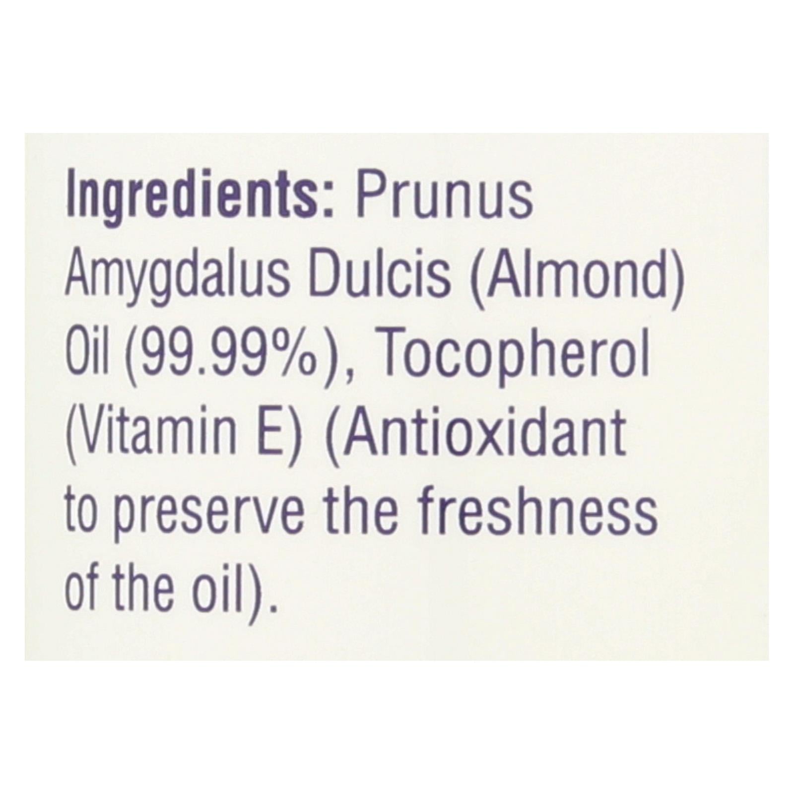Heritage Products Sweet Almond Oil - 8 fl oz
