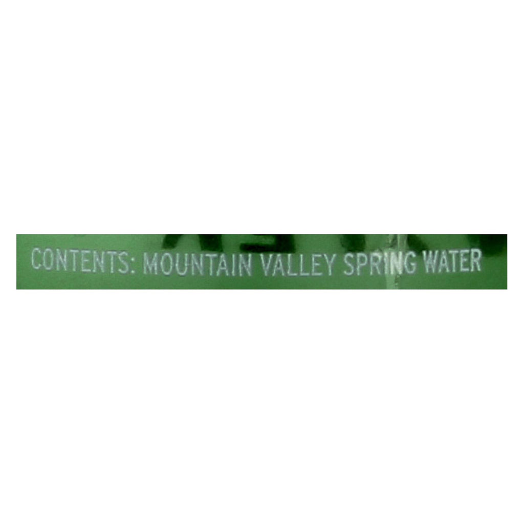 The Mountain Valley Spring Water  - Case of 12 - 1 LTR