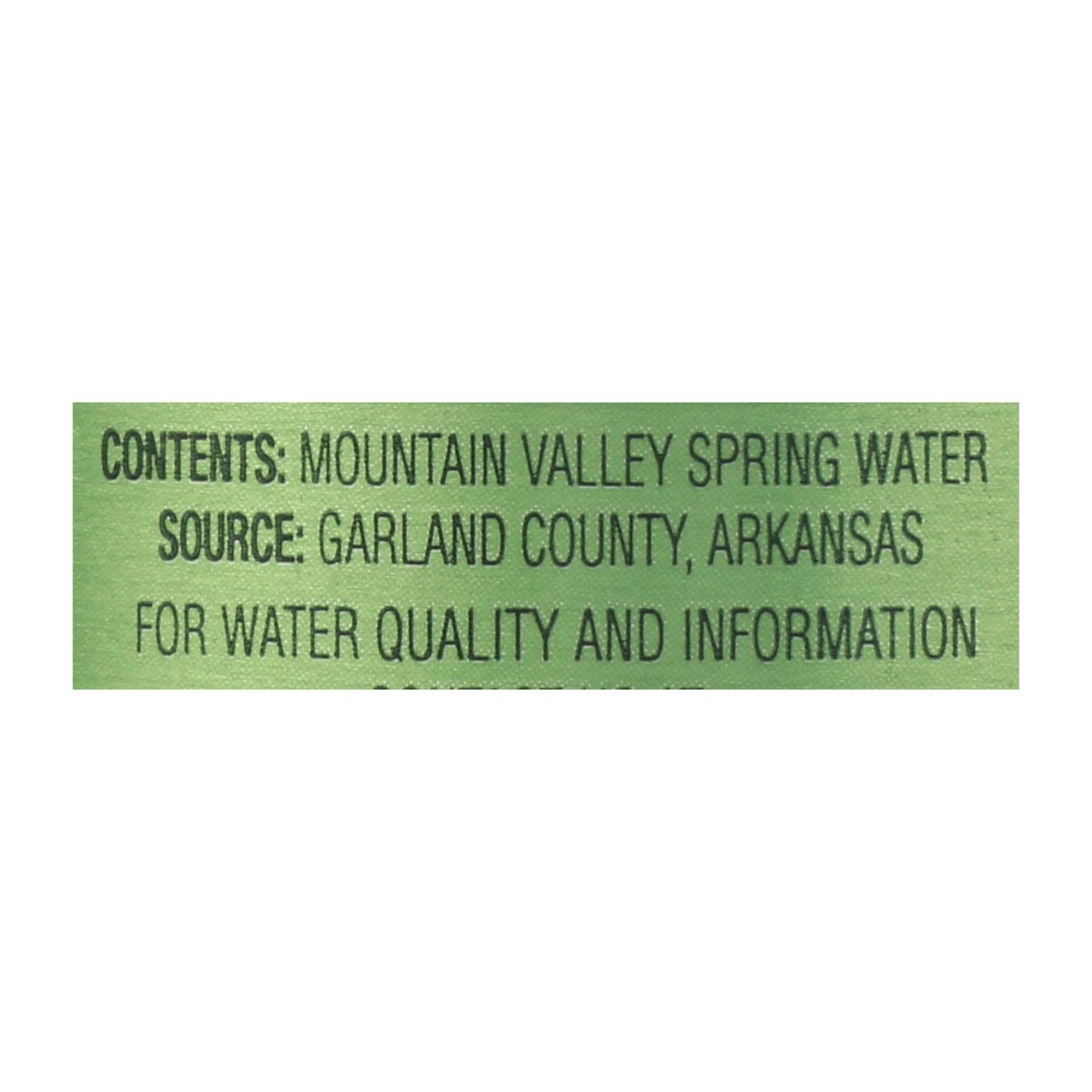 Mountain Valley Spring - Water Spring Alum Bottle - Case of 12-25.36 FZ
