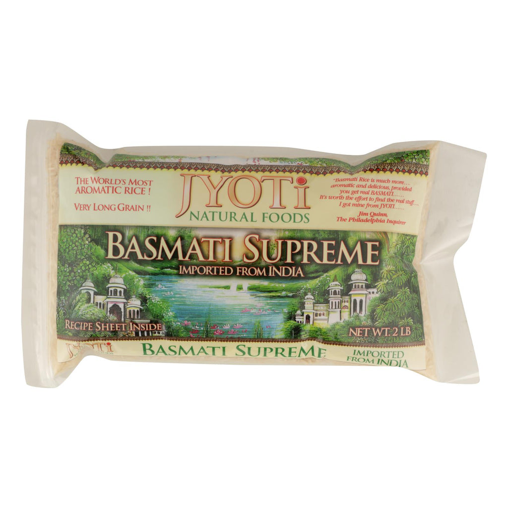 Jyoti Cuisine India Basmati Supreme Rice - Case of 6 - 32 oz.