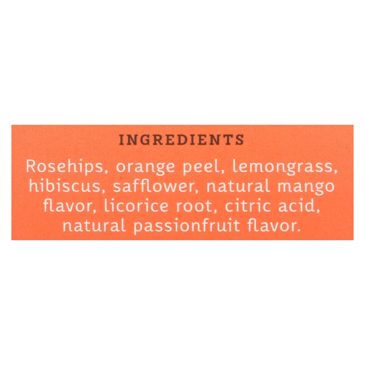 Stash Tea Passionfruit Herbal?Tea - Mango - Case of 6 - 20 Count