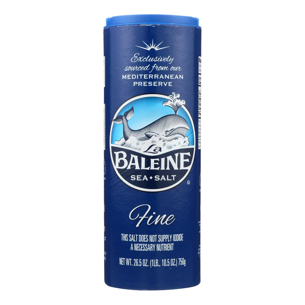 La Baleine Sea Salt Sea Salt - Fine - 26.5 oz - case of 12